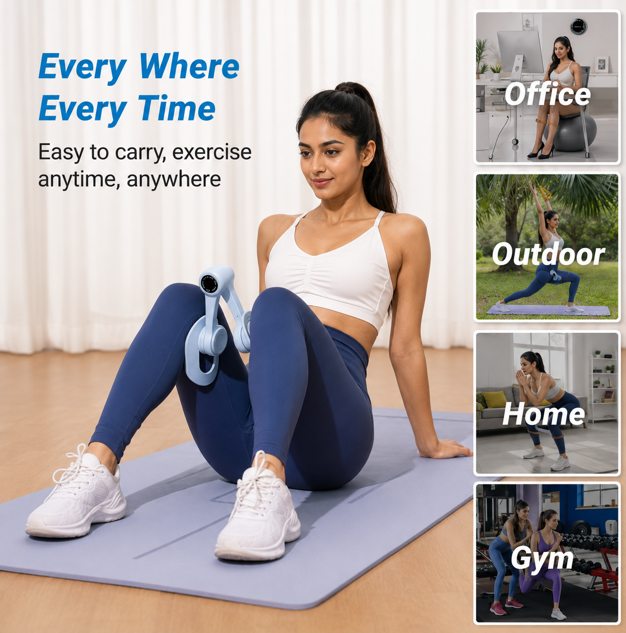 Hip & Pelvic Trainer – Thigh Toner 🦵🏻